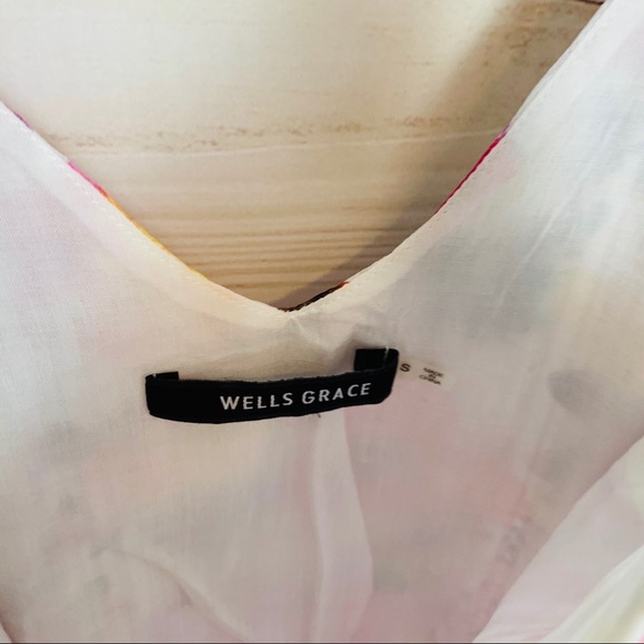 WELLS GRACE Floral Tank NWOT - Picture 3 of 7